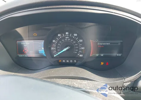 2018 Ford Fusion Se из США, поврежденный, VIN 3FA6P0HD6JR183702